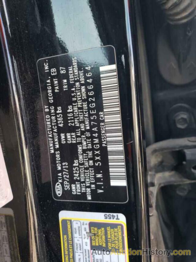 KIA OPTIMA LX, 5XXGM4A75EG266464