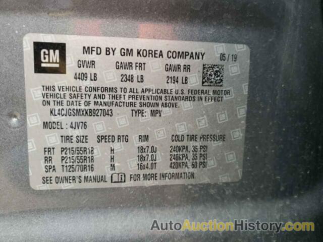 BUICK ENCORE ESSENCE, KL4CJGSMXKB927043