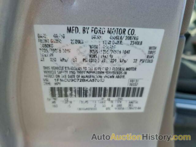 FORD ESCAPE XLS, 1FMCU9C72BKA57012