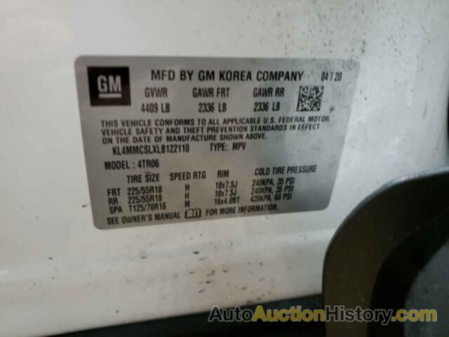 BUICK ENCORE PREFERRED, KL4MMCSLXLB122110