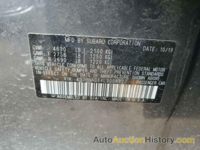 SUBARU LEGACY, 4S3BWAB64L3008927