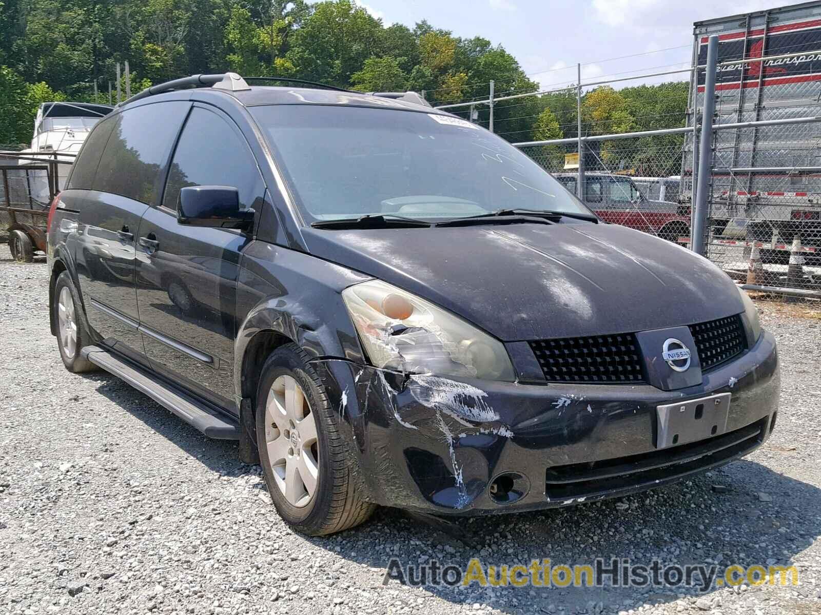 2005 NISSAN QUEST S, 5N1BV28U15N126497