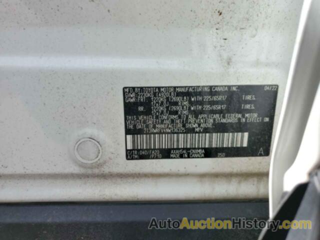 TOYOTA RAV4 XLE, 2T3RWRFV4NW136325