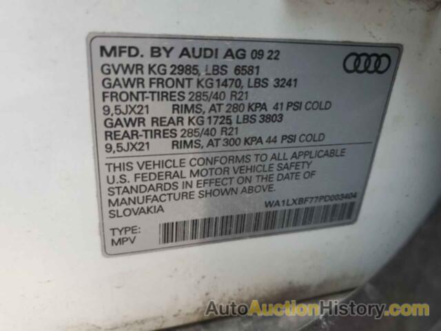 AUDI Q7 PREMIUM PLUS, WA1LXBF77PD003404