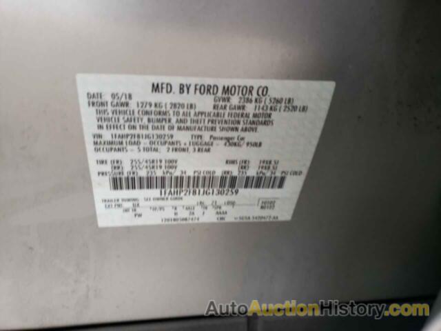 FORD TAURUS LIMITED, 1FAHP2F81JG130259