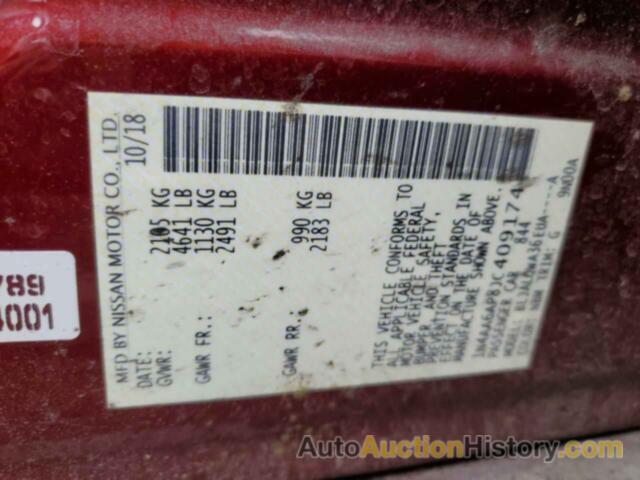 NISSAN MAXIMA 3.5S, 1N4AA6AP8JC409174