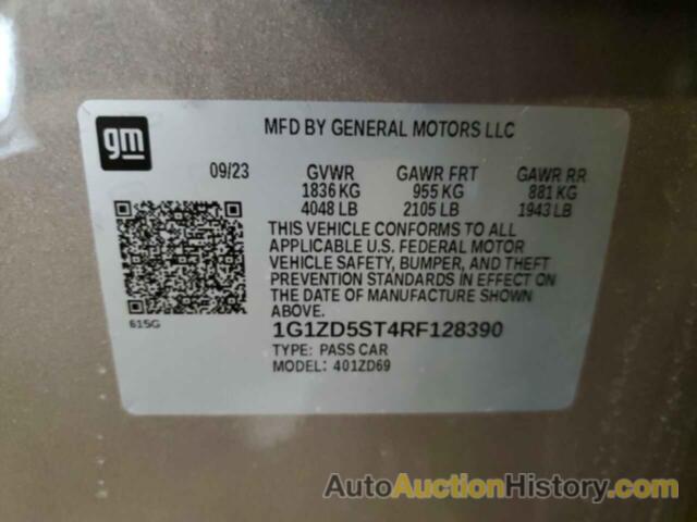 CHEVROLET MALIBU LT, 1G1ZD5ST4RF128390