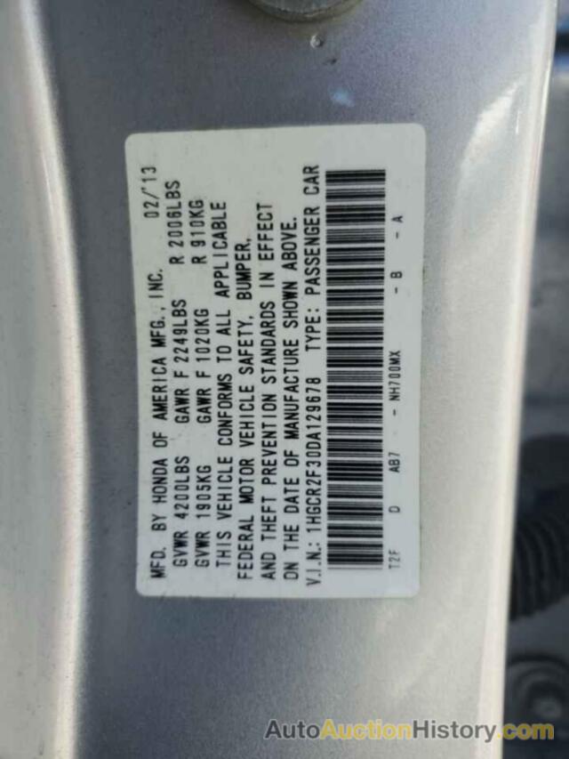 HONDA ACCORD LX, 1HGCR2F30DA129678