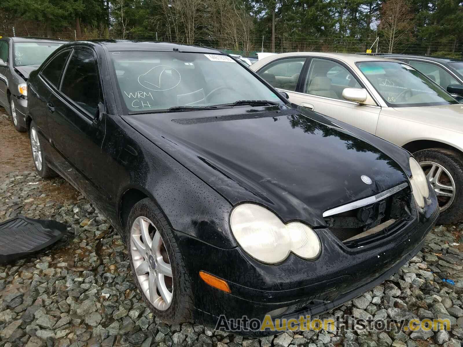 2004 MERCEDES-BENZ C 230K SPO 230K SPORT COUPE, WDBRN40J24A567379