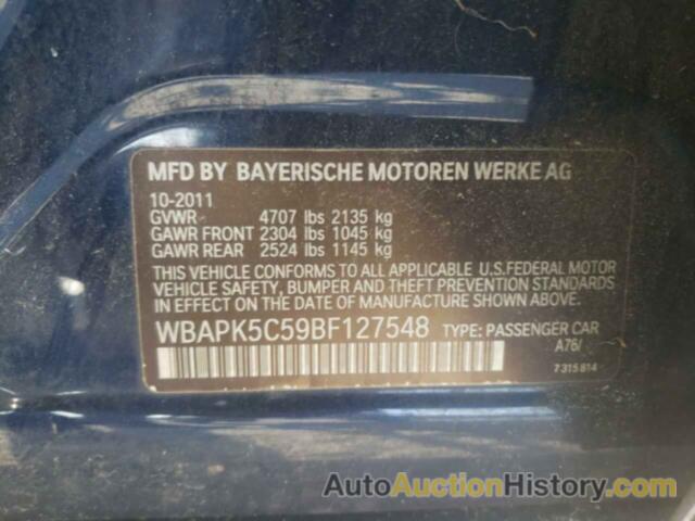 BMW 3 SERIES XI SULEV, WBAPK5C59BF127548