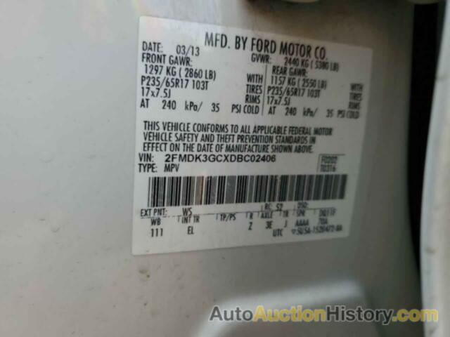 FORD EDGE SE, 2FMDK3GCXDBC02406