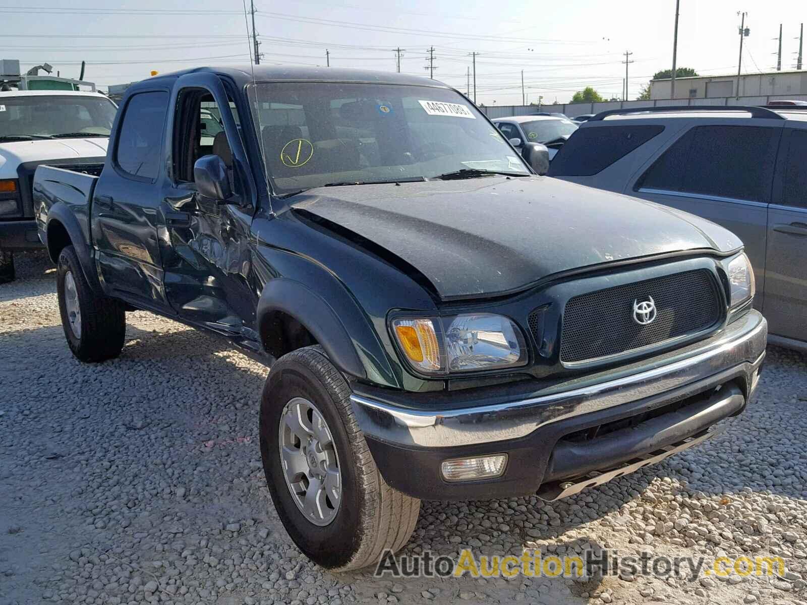 2004 TOYOTA TACOMA DOUBLE CAB PRERUNNER, 5TEGN92N14Z367413