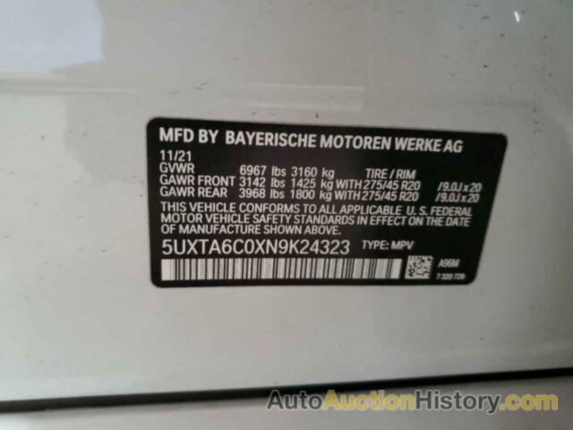 BMW X5 XDRIVE45E, 5UXTA6C0XN9K24323