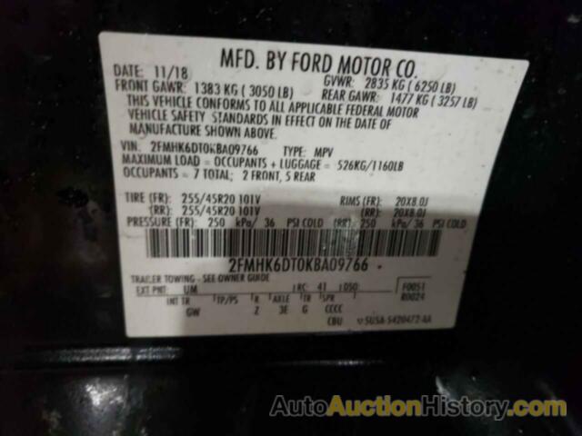 FORD FLEX LIMITED, 2FMHK6DT0KBA09766