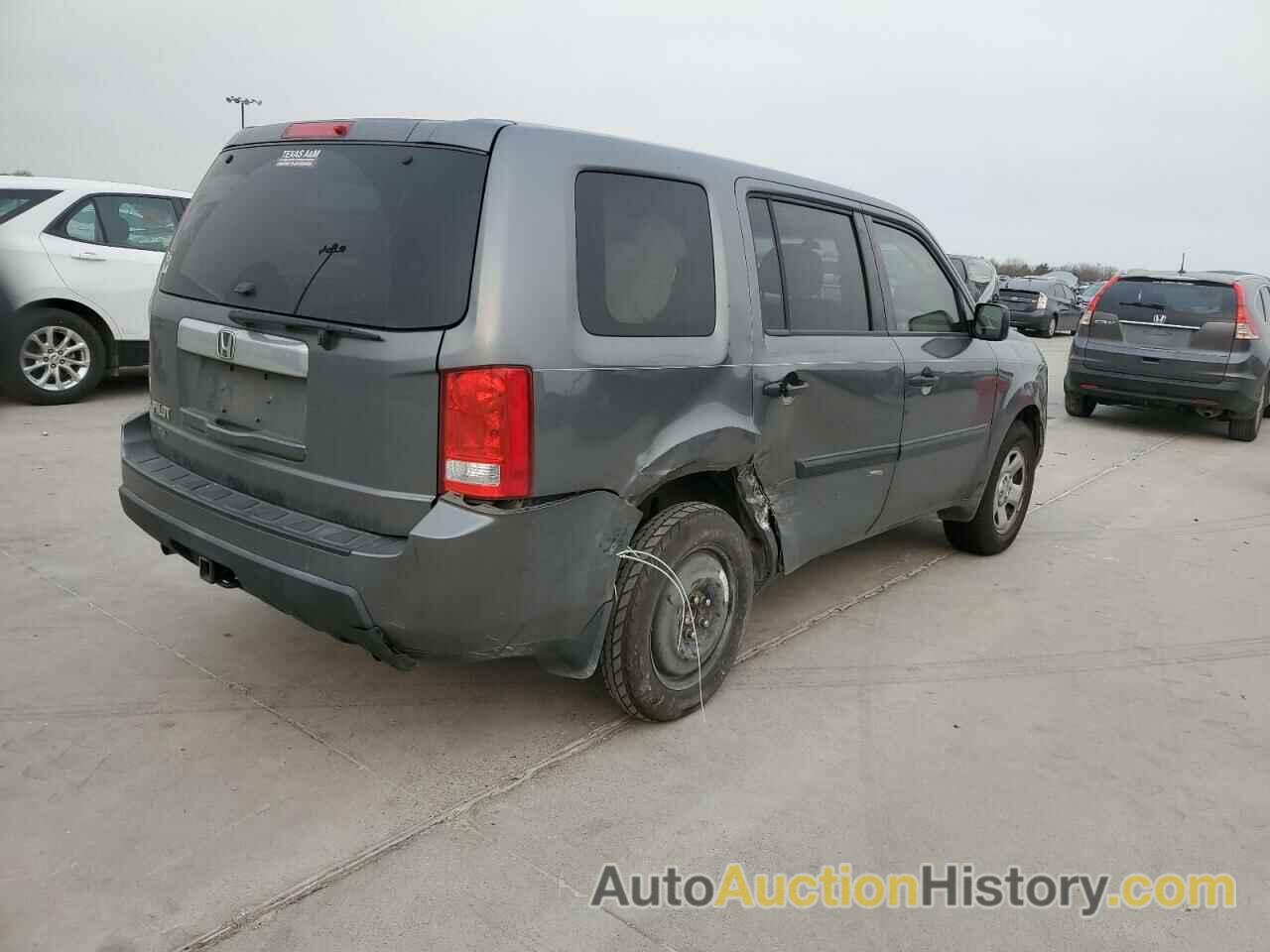 HONDA PILOT LX, 5FNYF3H20BB005065