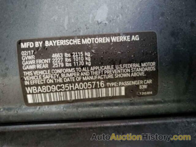 BMW 3 SERIES XI, WBA8D9C35HA005716