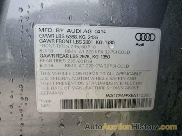 AUDI Q5 PREMIUM, WA1CFAFPXEA112399