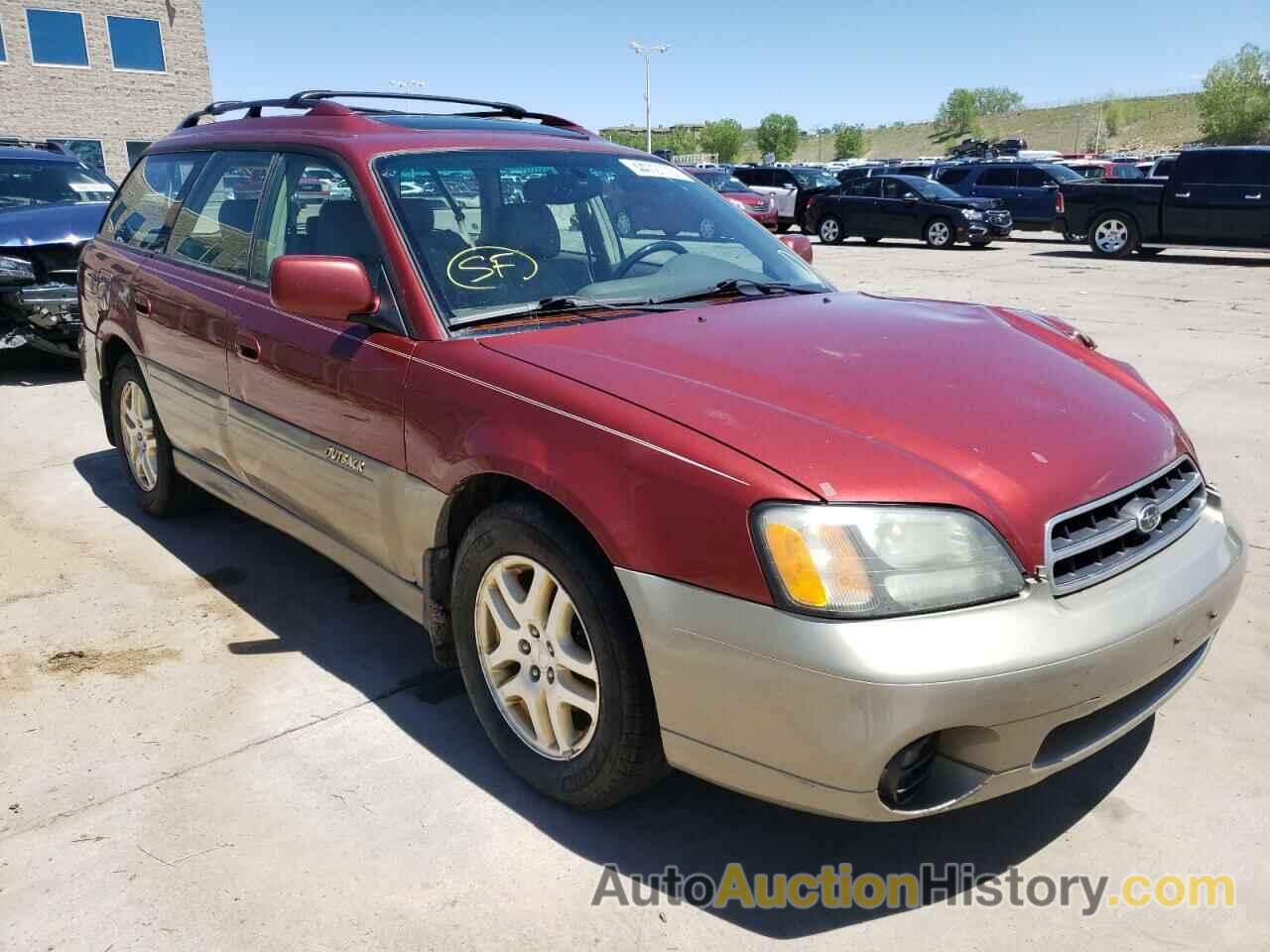 2002 SUBARU LEGACY OUTBACK LIMITED, 4S3BH686926605129