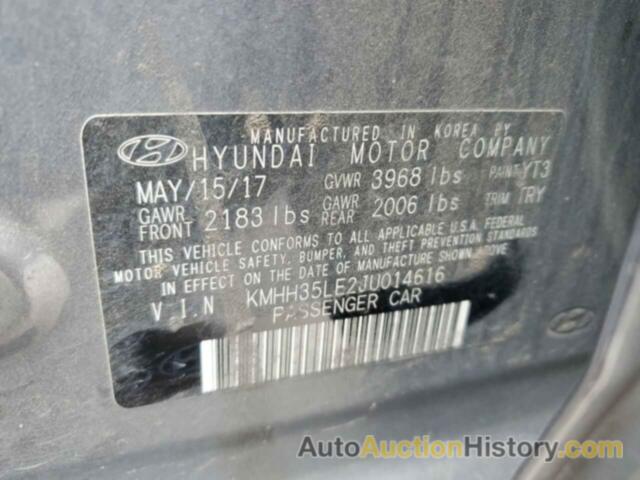 HYUNDAI ELANTRA, KMHH35LE2JU014616