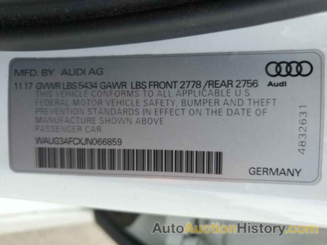 AUDI A6 PREMIUM PLUS, WAUG3AFCXJN066859