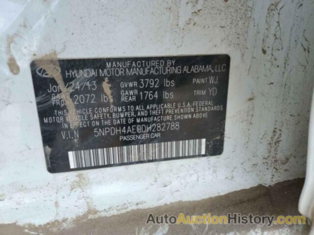 HYUNDAI ELANTRA GLS, 5NPDH4AE0DH282788