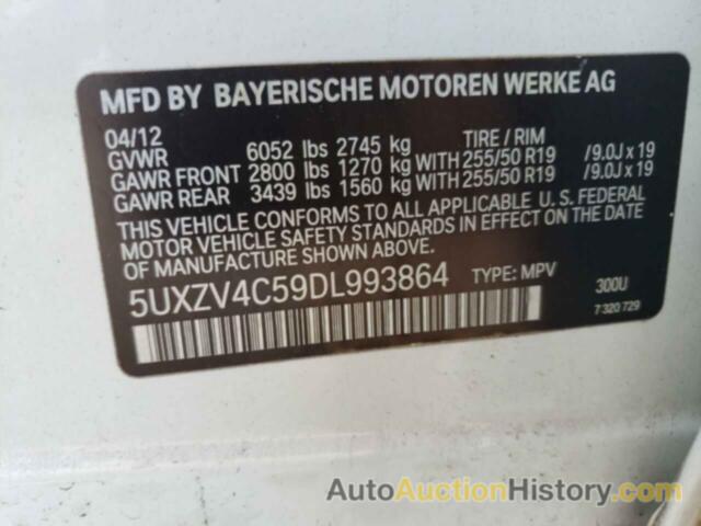 BMW X5 XDRIVE35I, 5UXZV4C59DL993864
