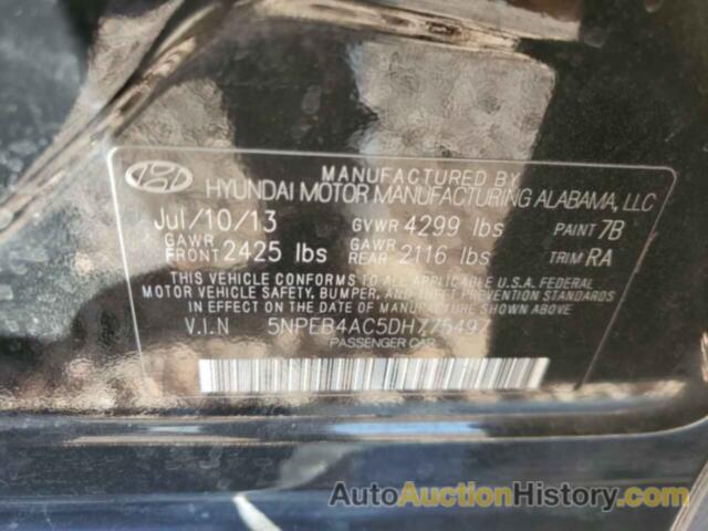 HYUNDAI SONATA GLS, 5NPEB4AC5DH775497