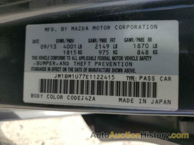 MAZDA 3 SPORT, JM1BM1U77E1122415