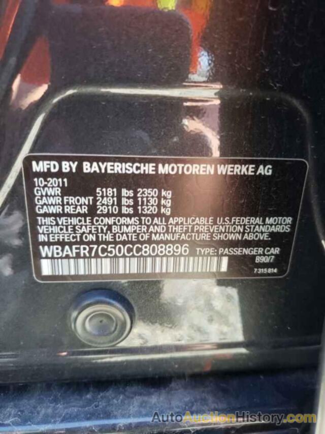 BMW 5 SERIES I, WBAFR7C50CC808896