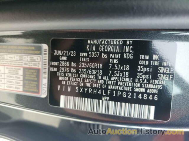 KIA SORENTO EX, 5XYRH4LF1PG214846