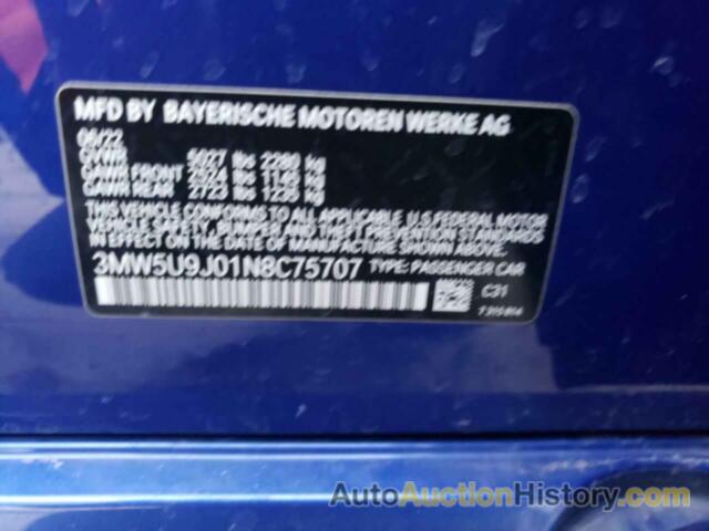 BMW M3, 3MW5U9J01N8C75707