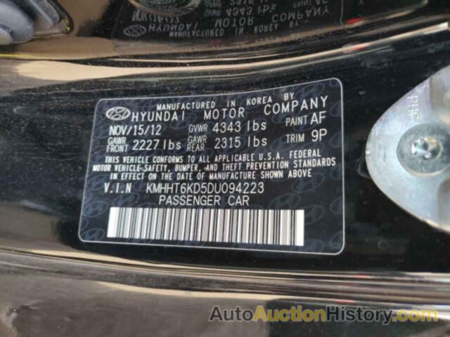 HYUNDAI GENESIS 2.0T, KMHHT6KD5DU094223