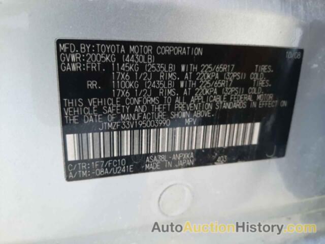 TOYOTA RAV4, JTMZF33V195003990