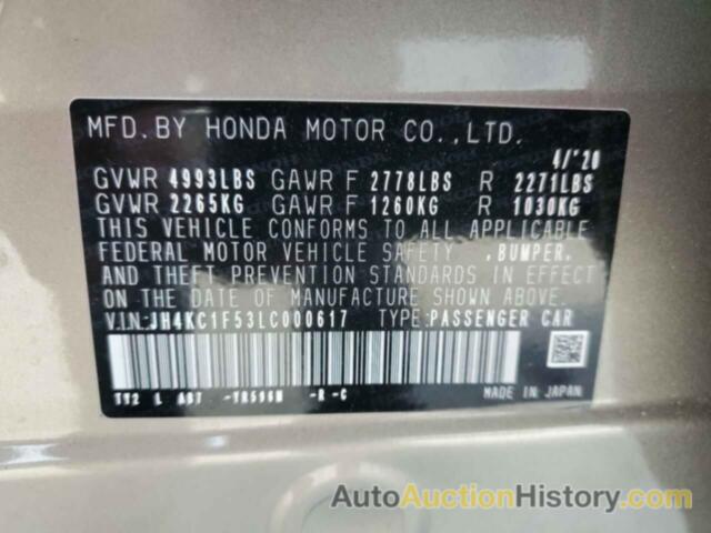 ACURA RLX TECHNOLOGY, JH4KC1F53LC000617