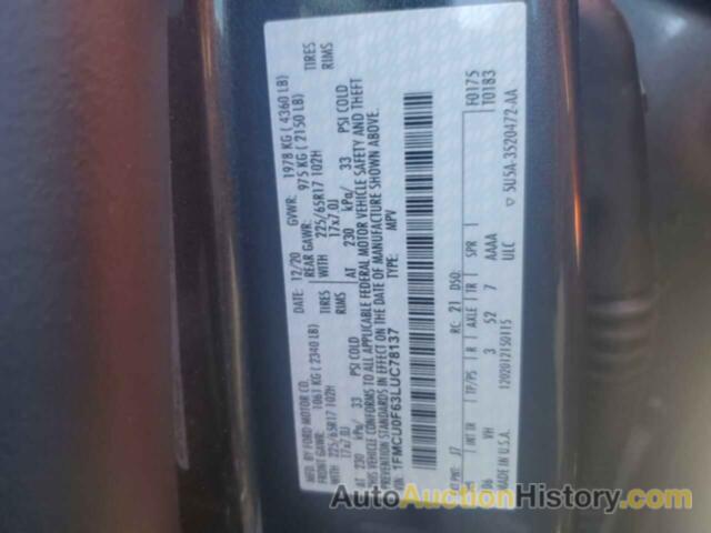 FORD ESCAPE S, 1FMCU0F63LUC78137