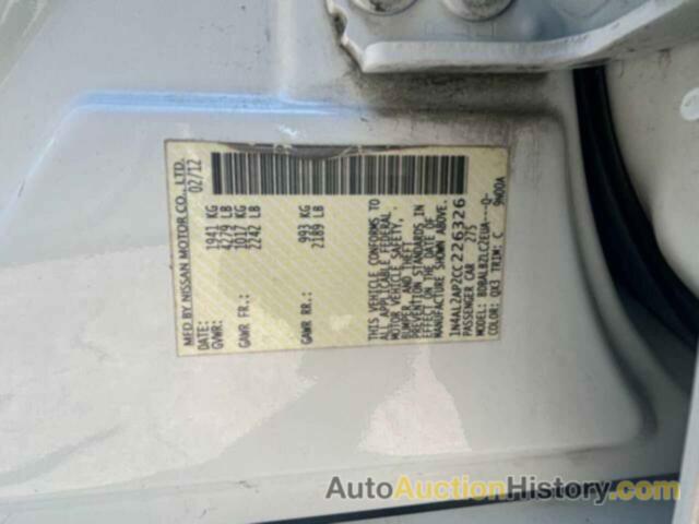 NISSAN ALTIMA BASE, 1N4AL2AP2CC226326