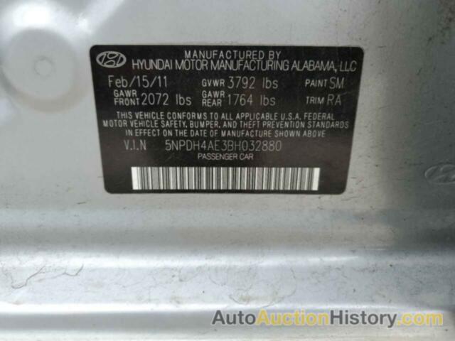 HYUNDAI ELANTRA GLS, 5NPDH4AE3BH032880