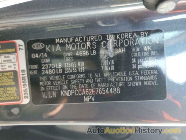 KIA SPORTAGE SX, KNDPCCA62E7654488