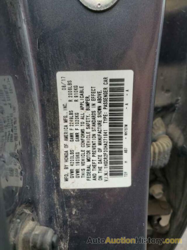 HONDA ACCORD LX, 1HGCR2F30HA271941