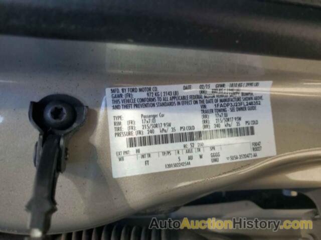 FORD FOCUS TITANIUM, 1FADP3J23FL248352