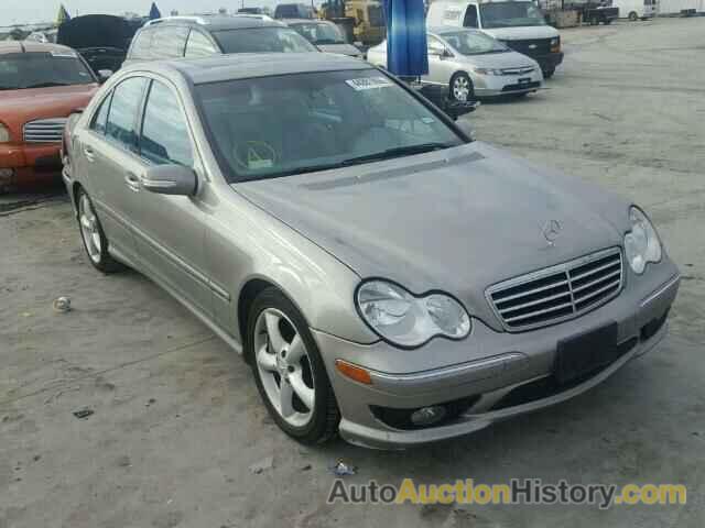 2005 MERCEDES-BENZ C230K, WDBRF40J65F664571