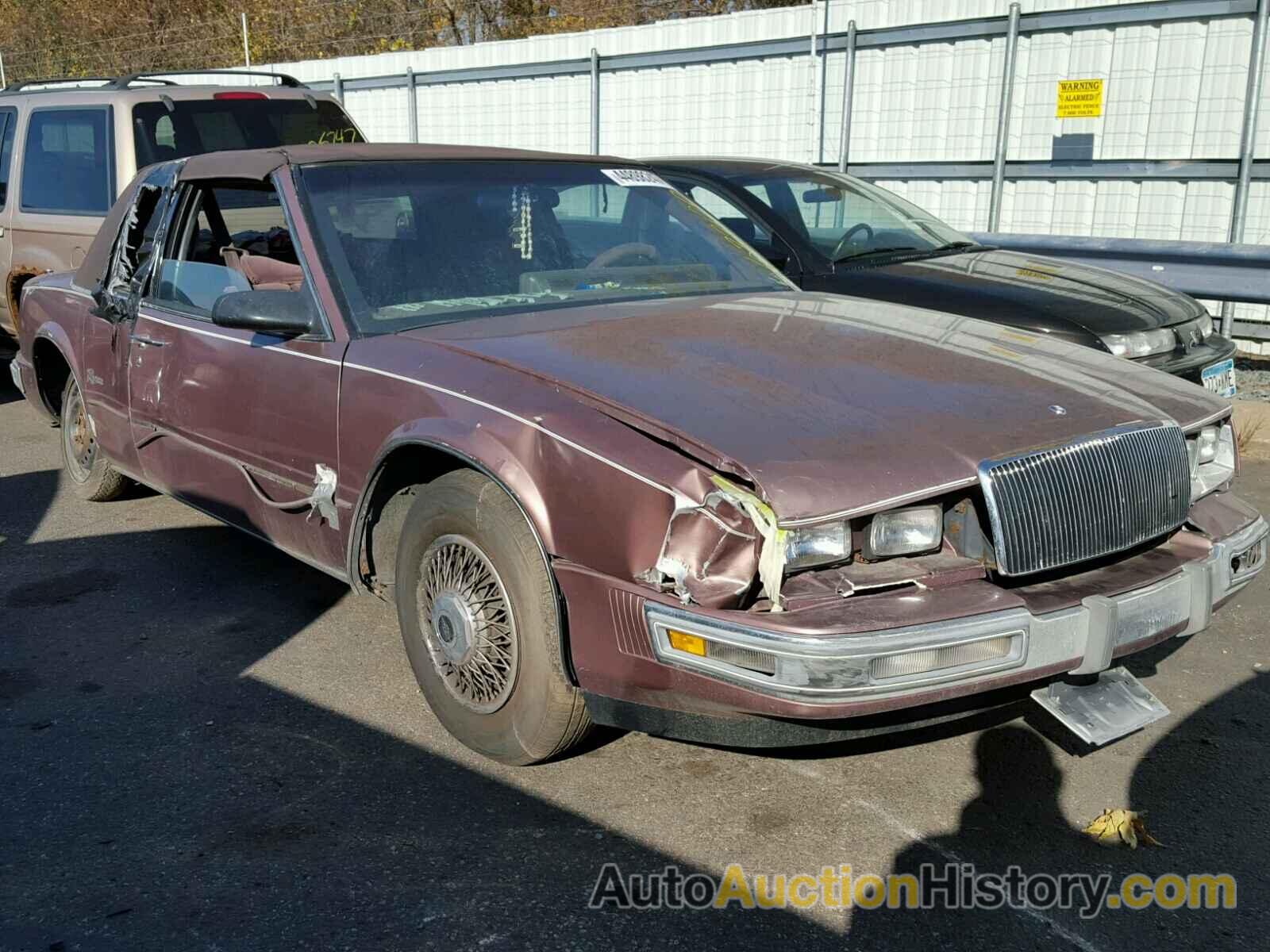 1987 BUICK RIVIERA, 164EZ1132HU408090