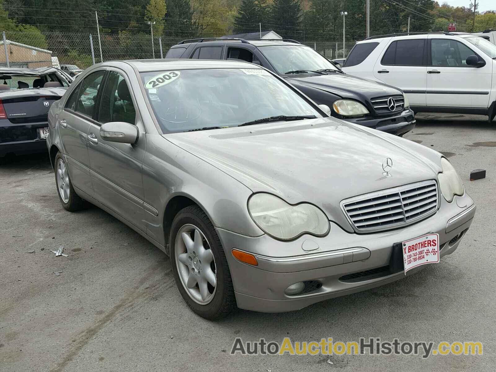 2003 MERCEDES-BENZ C 240 4MATIC, WDBRF81J73F357901