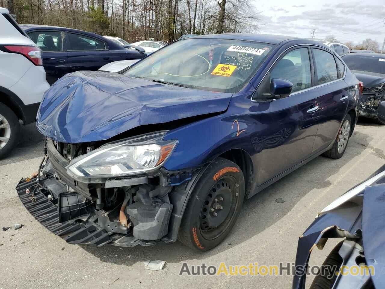 NISSAN SENTRA S, 3N1AB7AP0GY321820