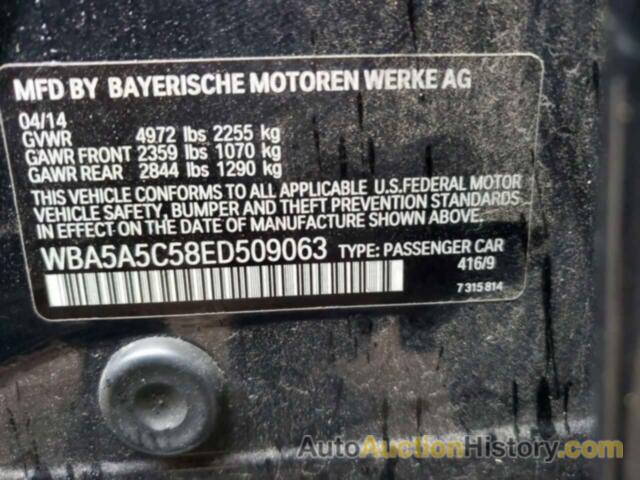 BMW 5 SERIES I, WBA5A5C58ED509063