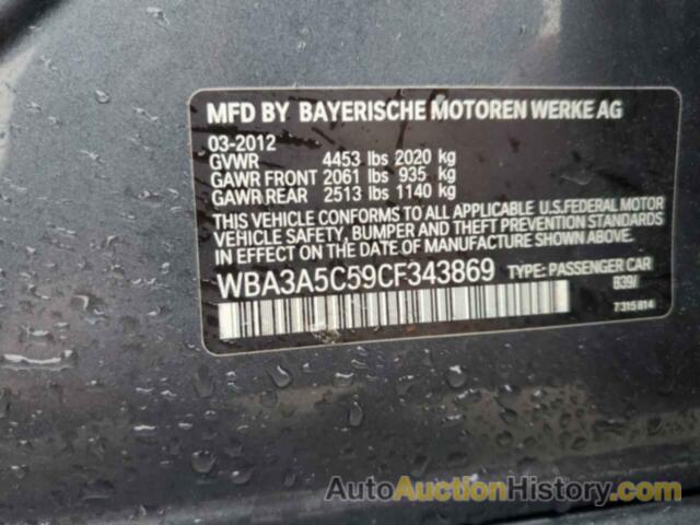 BMW 3 SERIES I, WBA3A5C59CF343869