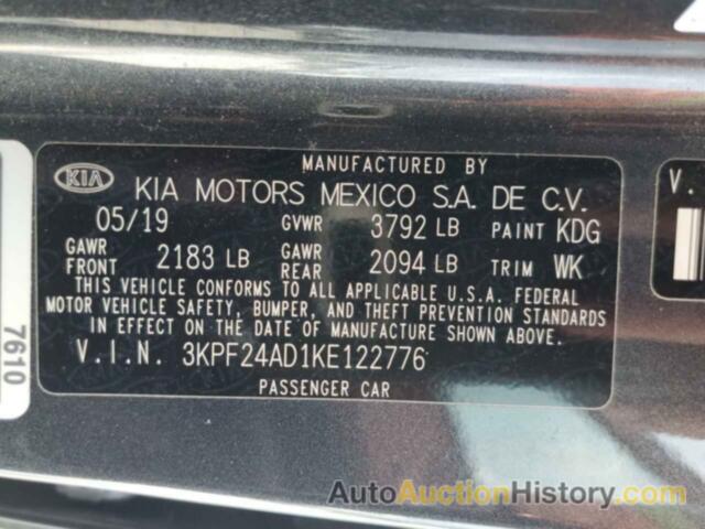 KIA FORTE FE, 3KPF24AD1KE122776