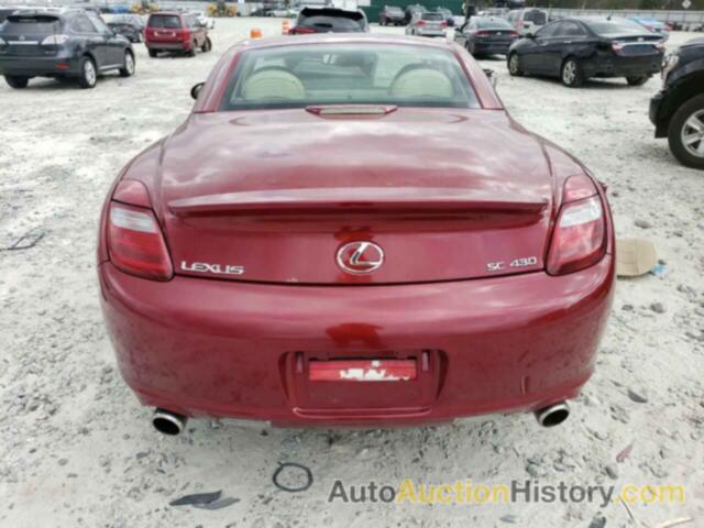 LEXUS SC430 430, JTHFN48Y869001560