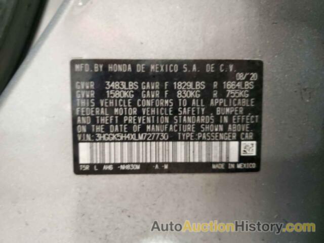 HONDA FIT LX, 3HGGK5H4XLM727730