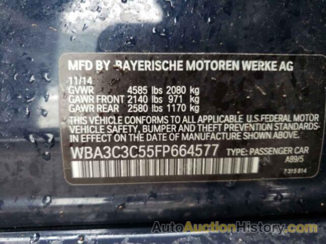 BMW 3 SERIES I XDRIVE, WBA3C3C55FP664577